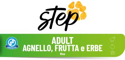 Monoproteico - ADULT AGNELLO, FRUTTA ed ERBE STEP